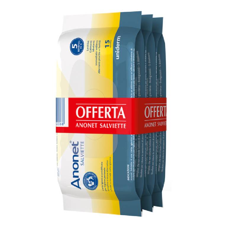 ANONET SALVIETTE 3X15PZ