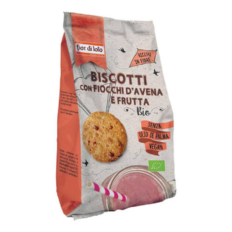 BISCOTTI CEREALI E FRUTTA BIO
